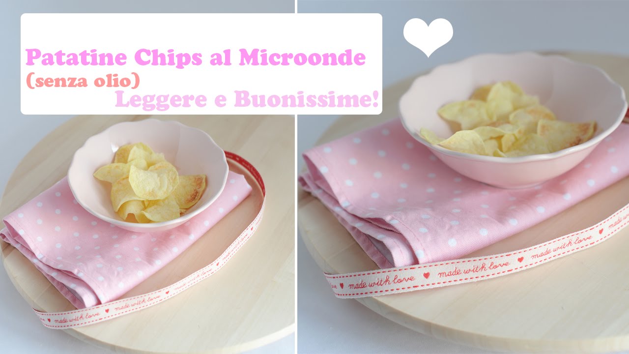 Patatine Chips al Microonde