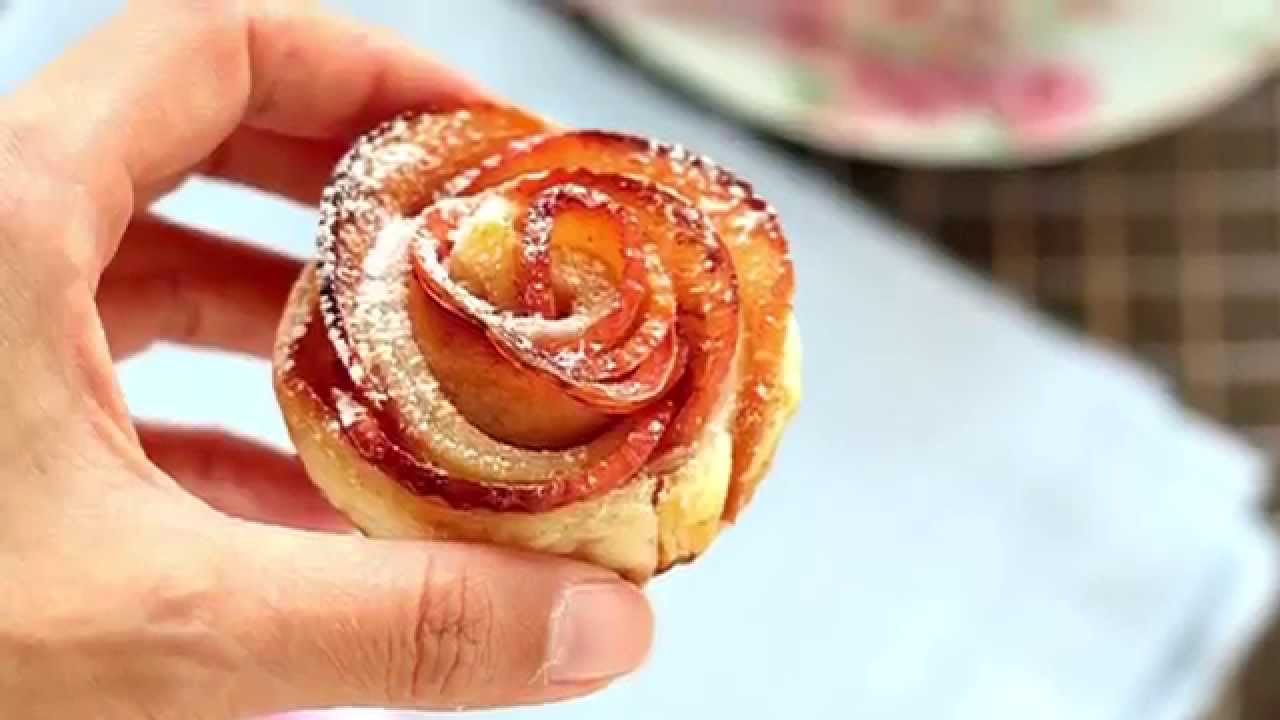 Rose di mela con pasta sfoglia – Chiarapassion